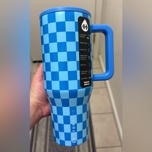 NWT HydroJug LIMITED EDITION 40oz Tumbler, COBALT CHECKERS